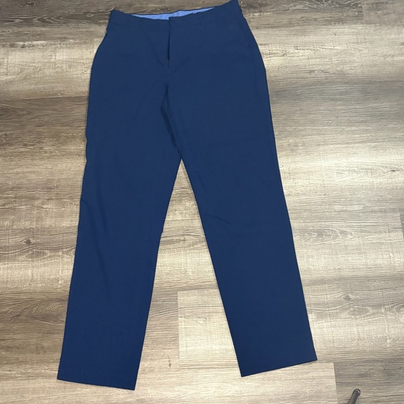 IZOD Boys Bi-Stretch Flat Front Performance Dress Pant - Navy Blue - Size 18 - Picture 1 of 3